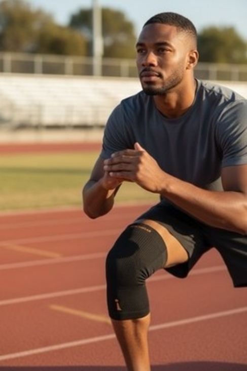 Incrediwear Accessories - Incrediwear Full Length Leg Sleeve Black Pain Relief Compression Size M EXC
